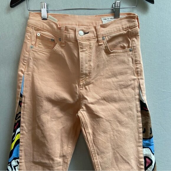 Rag & Bone high waisted denim jeans Sz 26 - Picture 3 of 11